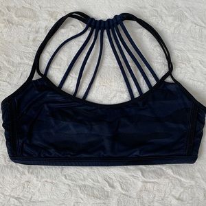 Lululemon sports bra. Dark navy and black camo.